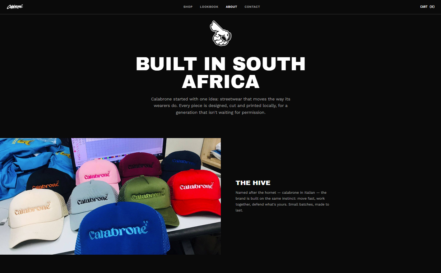 Calabrone homepage